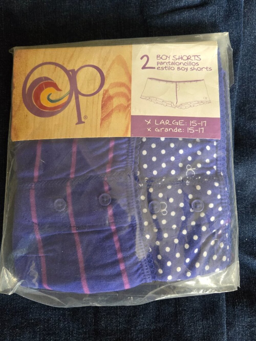 NWT OP XL Boy Shorts